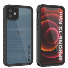 Load image into Gallery viewer, iPhone 12 Mini Waterproof IP68 Case, Punkcase [Clear] [StudStar Series] [Slim Fit] [Dirtproof]

