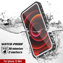 Load image into Gallery viewer, iPhone 12 Mini Waterproof IP68 Case, Punkcase [White] [StudStar Series] [Slim Fit] [Dirtproof]
