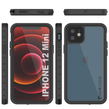 Load image into Gallery viewer, iPhone 12 Mini Waterproof IP68 Case, Punkcase [Clear] [StudStar Series] [Slim Fit] [Dirtproof]
