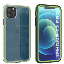 Load image into Gallery viewer, Punkcase iPhone 12 Pro Waterproof Case [Aqua Series] Armor Cover [Clear Black] [Clear Back]
