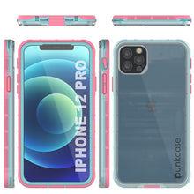 Load image into Gallery viewer, Punkcase iPhone 13 Pro Waterproof Case [Aqua Series] Armor Cover [Clear Pink] [Clear Back]

