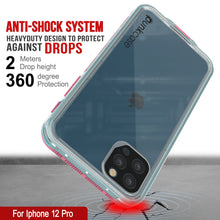 Load image into Gallery viewer, Punkcase iPhone 13 Pro Waterproof Case [Aqua Series] Armor Cover [Clear Pink] [Clear Back]

