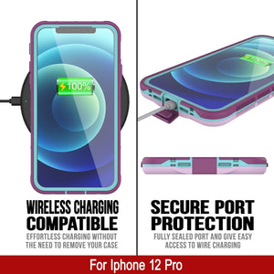 Punkcase iPhone 13 Pro Waterproof Case [Aqua Series] Armor Cover [Blue]