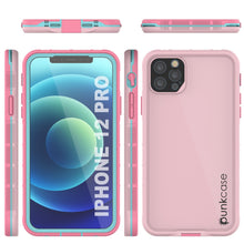 Load image into Gallery viewer, Punkcase iPhone 12 Pro Waterproof Case [Aqua Series] Armor Cover [Pink]

