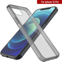 Load image into Gallery viewer, iPhone 12 Pro Case Punkcase® LUCID 2.0 Crystal Black Series w/ SHIELD Screen Protector | Ultra Fit
