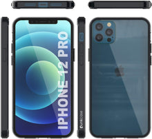 Load image into Gallery viewer, iPhone 12 Pro Case Punkcase® LUCID 2.0 Crystal Black Series w/ SHIELD Screen Protector | Ultra Fit
