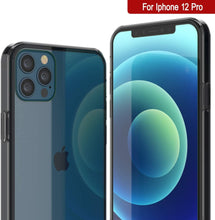 Load image into Gallery viewer, iPhone 12 Pro Case Punkcase® LUCID 2.0 Crystal Black Series w/ SHIELD Screen Protector | Ultra Fit

