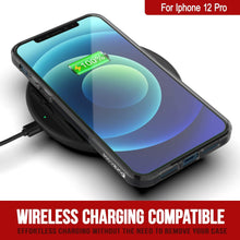 Load image into Gallery viewer, iPhone 12 Pro Case Punkcase® LUCID 2.0 Crystal Black Series w/ SHIELD Screen Protector | Ultra Fit
