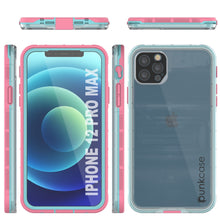 Load image into Gallery viewer, Punkcase iPhone 13 Pro Max Waterproof Case [Aqua Series] Armor Cover [Clear Pink] [Clear Back]
