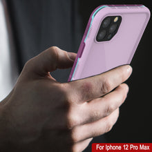 Load image into Gallery viewer, Punkcase iPhone 12 Pro Max Waterproof Case [Aqua Series] Armor Cover [Purple]
