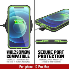 Load image into Gallery viewer, Punkcase iPhone 13 Pro Max Waterproof Case [Aqua Series] Armor Cover [Black]
