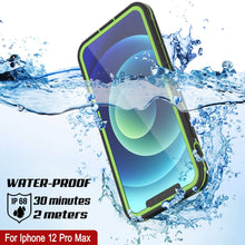 Load image into Gallery viewer, Punkcase iPhone 13 Pro Max Waterproof Case [Aqua Series] Armor Cover [Black]

