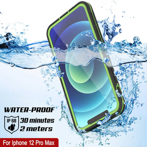 Punkcase iPhone 13 Pro Max Waterproof Case [Aqua Series] Armor Cover [Black]
