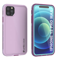 Load image into Gallery viewer, Punkcase iPhone 12 Pro Max Waterproof Case [Aqua Series] Armor Cover [Purple]
