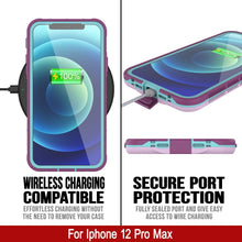 Load image into Gallery viewer, Punkcase iPhone 13 Pro Max Waterproof Case [Aqua Series] Armor Cover [Blue]
