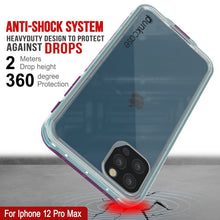Load image into Gallery viewer, Punkcase iPhone 13 Pro Max Waterproof Case [Aqua Series] Armor Cover [Clear Blue] [Clear Back]
