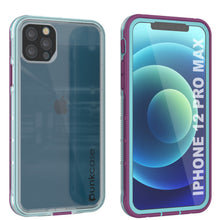 Load image into Gallery viewer, Punkcase iPhone 13 Pro Max Waterproof Case [Aqua Series] Armor Cover [Clear Blue] [Clear Back]
