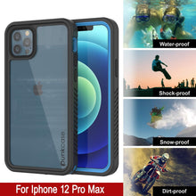 Load image into Gallery viewer, iPhone 12 Pro Max Waterproof Case, Punkcase [Extreme Series] Armor Cover W/ Built In Screen Protector [Light Blue]
