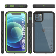 Load image into Gallery viewer, iPhone 12 Pro Max Waterproof Case, Punkcase [Extreme Series] Armor Cover W/ Built In Screen Protector [Light Green]
