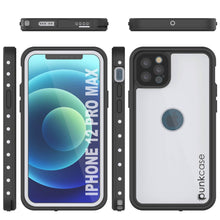 Load image into Gallery viewer, iPhone 12 Pro Max Waterproof IP68 Case, Punkcase [White] [StudStar Series] [Slim Fit] [Dirtproof]
