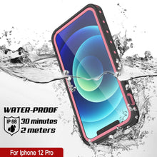 Load image into Gallery viewer, iPhone 12 Pro Waterproof IP68 Case, Punkcase [Pink] [StudStar Series] [Slim Fit] [Dirtproof]
