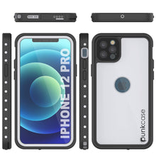 Load image into Gallery viewer, iPhone 12 Pro Waterproof IP68 Case, Punkcase [White] [StudStar Series] [Slim Fit] [Dirtproof]

