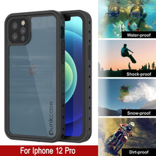 Load image into Gallery viewer, iPhone 12 Pro Waterproof IP68 Case, Punkcase [Clear] [StudStar Series] [Slim Fit] [Dirtproof]
