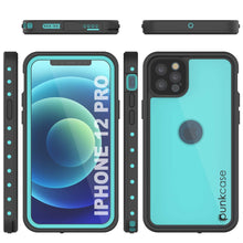 Load image into Gallery viewer, iPhone 12 Pro Waterproof IP68 Case, Punkcase [Teal] [StudStar Series] [Slim Fit]
