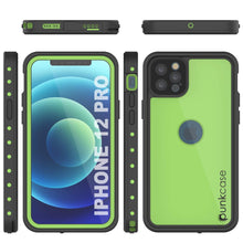 Load image into Gallery viewer, iPhone 12 Pro Waterproof IP68 Case, Punkcase [Light green] [StudStar Series] [Slim Fit] [Dirtproof]
