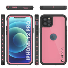 Load image into Gallery viewer, iPhone 12 Pro Waterproof IP68 Case, Punkcase [Pink] [StudStar Series] [Slim Fit] [Dirtproof]
