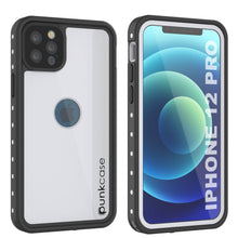 Load image into Gallery viewer, iPhone 12 Pro Waterproof IP68 Case, Punkcase [White] [StudStar Series] [Slim Fit] [Dirtproof]
