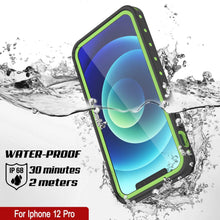 Load image into Gallery viewer, iPhone 12 Pro Waterproof IP68 Case, Punkcase [Light green] [StudStar Series] [Slim Fit] [Dirtproof]
