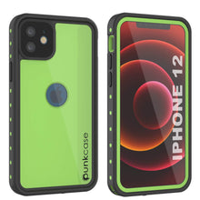 Load image into Gallery viewer, iPhone 12 Waterproof IP68 Case, Punkcase [Light green] [StudStar Series] [Slim Fit] [Dirtproof]
