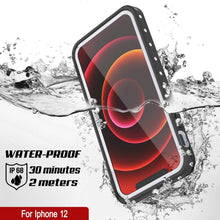 Load image into Gallery viewer, iPhone 12 Waterproof IP68 Case, Punkcase [White] [StudStar Series] [Slim Fit] [Dirtproof]
