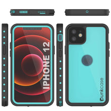 Load image into Gallery viewer, iPhone 12 Waterproof IP68 Case, Punkcase [Teal] [StudStar Series] [Slim Fit]
