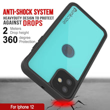 Load image into Gallery viewer, iPhone 12 Waterproof IP68 Case, Punkcase [Teal] [StudStar Series] [Slim Fit]
