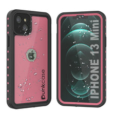 Load image into Gallery viewer, iPhone 13 Mini Waterproof IP68 Case, Punkcase [Pink] [StudStar Series] [Slim Fit] [Dirtproof]

