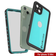 Load image into Gallery viewer, iPhone 13 Mini Waterproof IP68 Case, Punkcase [Teal] [StudStar Series] [Slim Fit]
