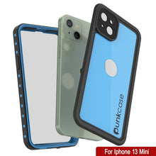 Load image into Gallery viewer, iPhone 13 Mini Waterproof IP68 Case, Punkcase [Light blue] [StudStar Series] [Slim Fit] [Dirtproof]
