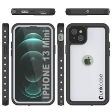 Load image into Gallery viewer, iPhone 13 Mini Waterproof IP68 Case, Punkcase [White] [StudStar Series] [Slim Fit] [Dirtproof]
