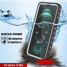 Load image into Gallery viewer, iPhone 13 Mini Waterproof IP68 Case, Punkcase [White] [StudStar Series] [Slim Fit] [Dirtproof]
