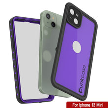 Load image into Gallery viewer, iPhone 13 Mini Waterproof IP68 Case, Punkcase [Purple] [StudStar Series] [Slim Fit] [Dirtproof]
