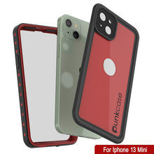 Load image into Gallery viewer, iPhone 13 Mini Waterproof IP68 Case, Punkcase [Red] [StudStar Series] [Slim Fit]
