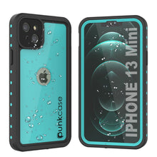 Load image into Gallery viewer, iPhone 13 Mini Waterproof IP68 Case, Punkcase [Teal] [StudStar Series] [Slim Fit]
