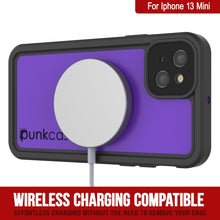 Load image into Gallery viewer, iPhone 13 Mini Waterproof IP68 Case, Punkcase [Purple] [StudStar Series] [Slim Fit] [Dirtproof]
