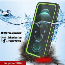 Load image into Gallery viewer, iPhone 13 Mini Waterproof IP68 Case, Punkcase [Light green] [StudStar Series] [Slim Fit] [Dirtproof]
