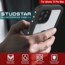 Load image into Gallery viewer, iPhone 13 Pro Max Waterproof IP68 Case, Punkcase [White] [StudStar Series] [Slim Fit] [Dirtproof]
