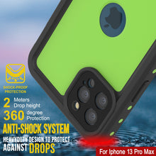 Load image into Gallery viewer, iPhone 13 Pro Max Waterproof IP68 Case, Punkcase [Light green] [StudStar Series] [Slim Fit] [Dirtproof]
