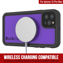 Load image into Gallery viewer, iPhone 13 Pro Max Waterproof IP68 Case, Punkcase [Purple] [StudStar Series] [Slim Fit] [Dirtproof]
