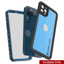 Load image into Gallery viewer, iPhone 13 Pro Waterproof IP68 Case, Punkcase [Light blue] [StudStar Series] [Slim Fit] [Dirtproof]
